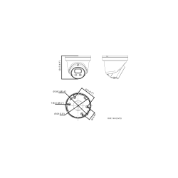 Hikvision — IP kaamera DS-2CD2386G2-ISU/SL 8MP f2.8mm kuppel valge