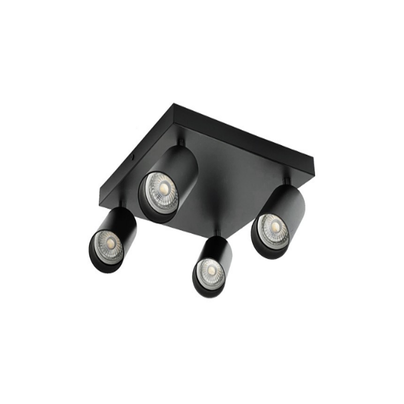 Line-GU10-4 black IP20