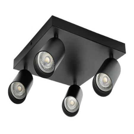 Line-GU10-4 black IP20