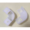003W 90° PC milk white connection