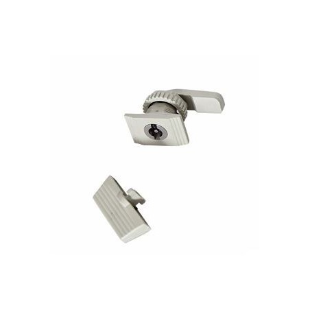 Plastic lock with plastic handle