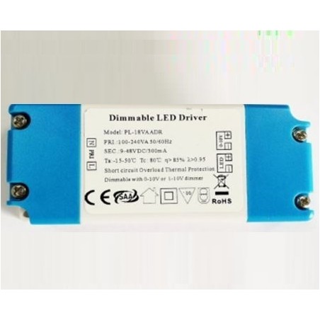Dimmable LED driver 0/1-10V PWM 2-12W