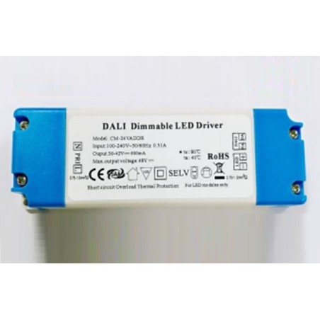 Dimmable LED driver DALI 12-26W