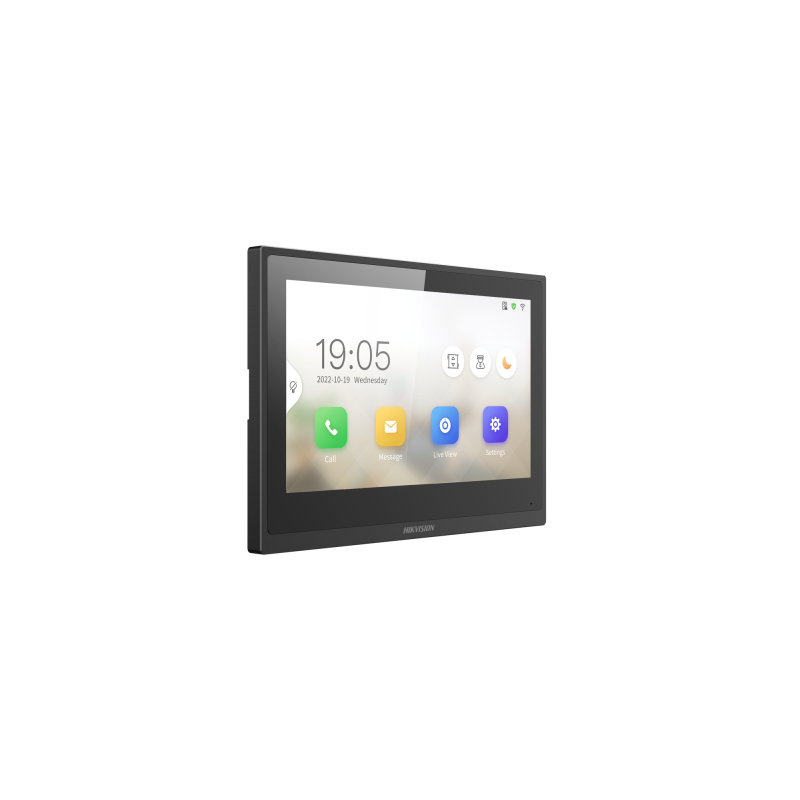 DS-KH6351-WTE1/BLACK MUST Fono monitor 7 LCD 1024x600 PoE WIFI Hikvision