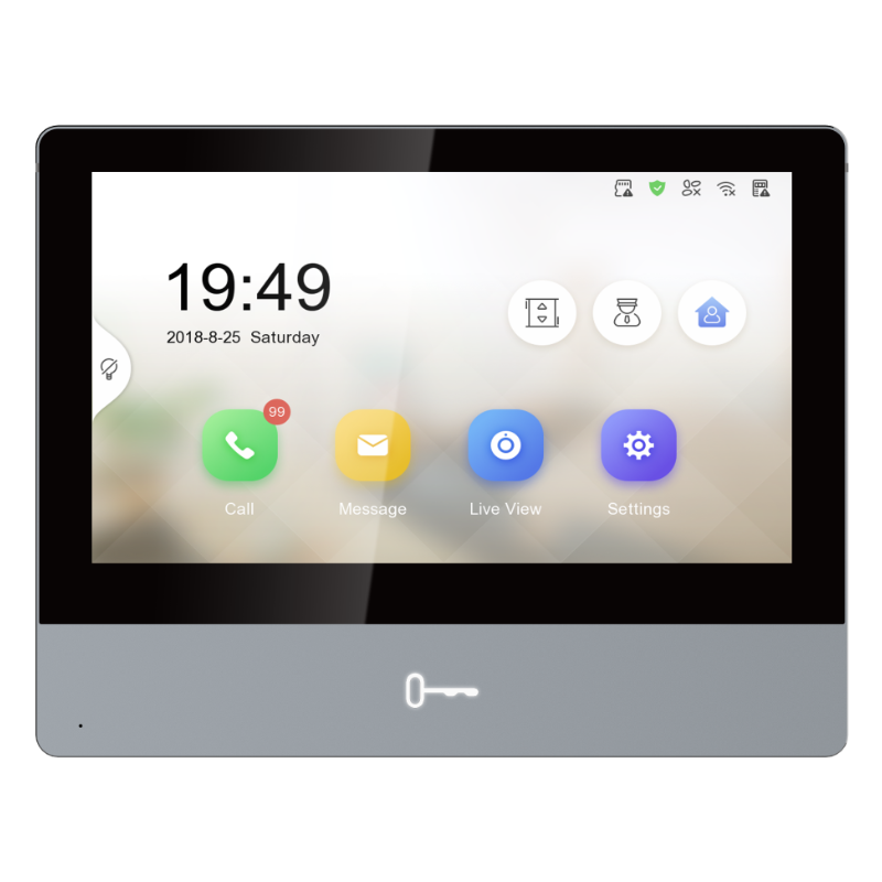 DS-KH8350-WTE1 Fono monitor 7 Wifi PoE/12V Hikvision