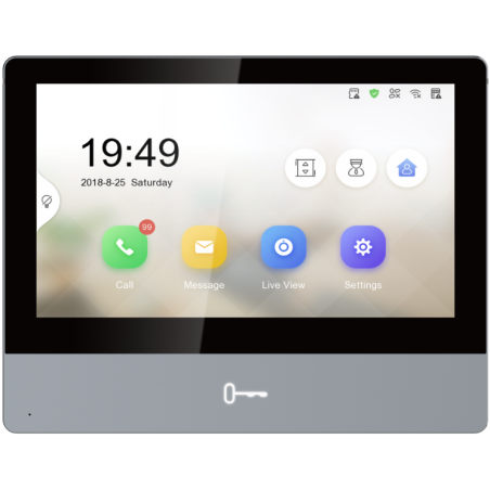 DS-KH8350-WTE1 Fono monitor 7 Wifi PoE/12V Hikvision