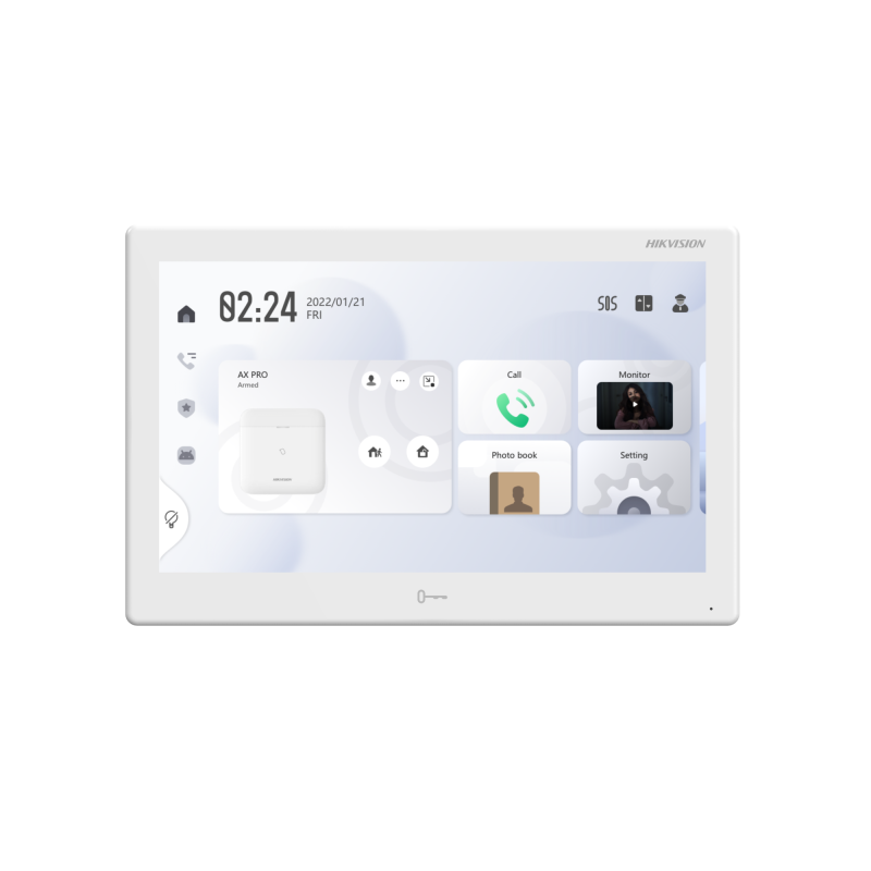 DS-KH9510-WTE1(B) 10 Monitor Android 10 PoE/12V Hikvision