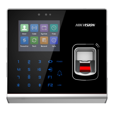 Uksekontroller DS-K1T201MF-C 2.8" LCD-TFT sõrmejäljelugejaga