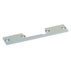 Vasturaua lukuvastus / katteplaat OK-S1SG 130x25mm hõbedane