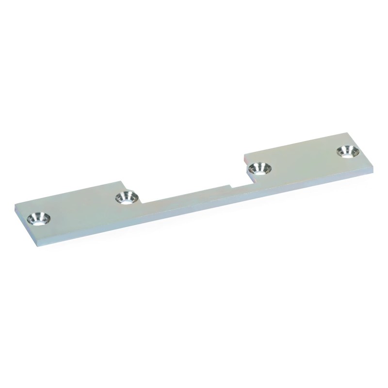 Vasturaua lukuvastus / katteplaat OK-S1SG 130x25mm hõbedane