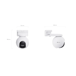 EZVIZ HB8 Pro 4K Wi-Fi Панорамная И Поворотная Камера 4мм Линза , Аккумулятор/Солнечная Батарея