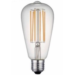 E27 ST64 filament bulb 8W WW