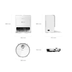 EZVIZ RS2 робот-пылесос с автоматической системой мытья полов