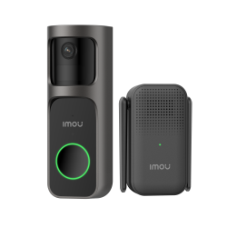 Imou Doorbell 2S Kit 3MP akutoitega Wi-Fi IP videouksekell · 2.0mm(125°) IR5m mSD USB-C