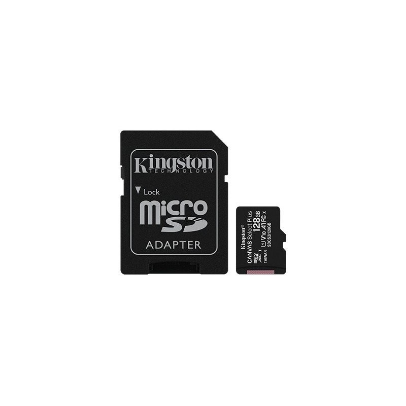 KINGSTON 128GB MICROSDHC CANVAS SELECT PLUS 100R