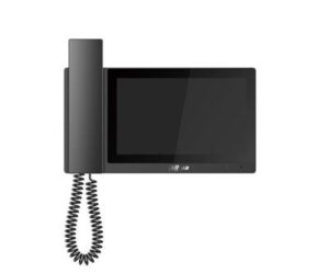 Dahua VTH5221E-H IP Video-Fonosüsteemi 7" Monitor Kõnetoruga Must