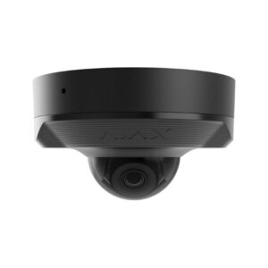 AJAX DomeCam Mini 8MP Wired Security IP Camera 2.8mm (100°-110°) Fixed Lens Black