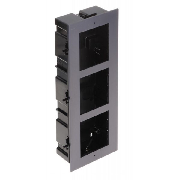 Hikvision DS-KD-ACF3/Plastic Flush Mounting Accessory for Modular Door Station Black