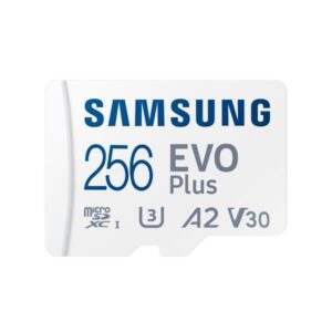 Samsung MicroSDXC 256GB EVO Plus Memory Card w/ Adapter